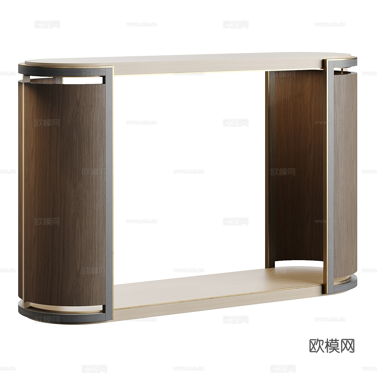 现代端景台3d模型