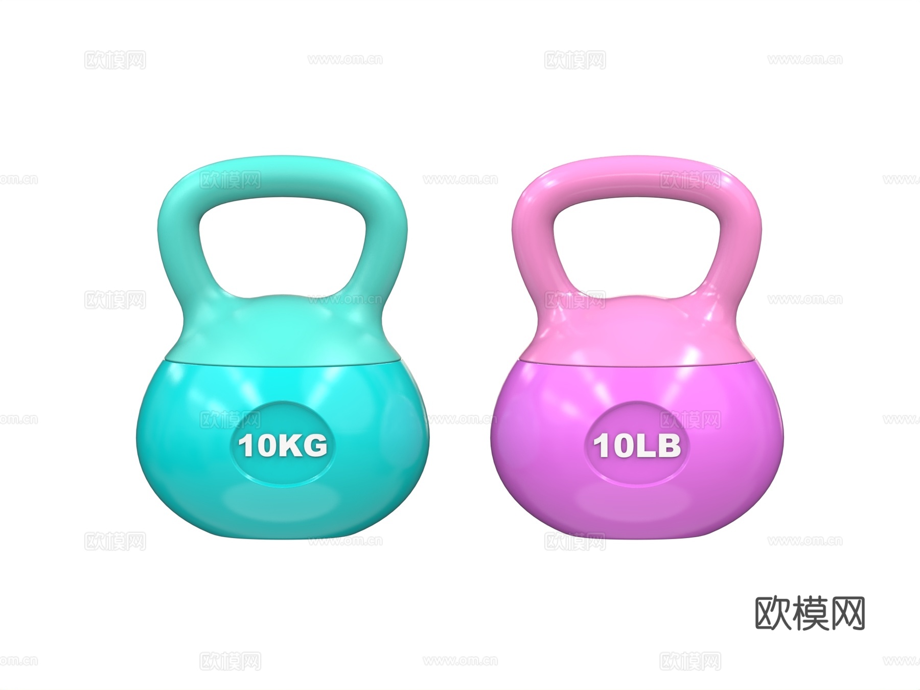 壶铃 健身器材 瑜伽用品 哑铃3d模型