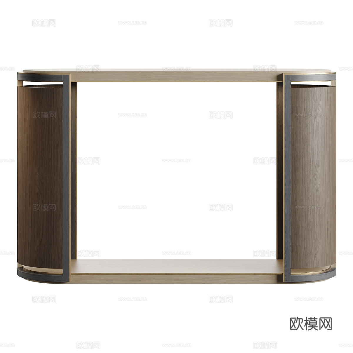 现代端景台3d模型