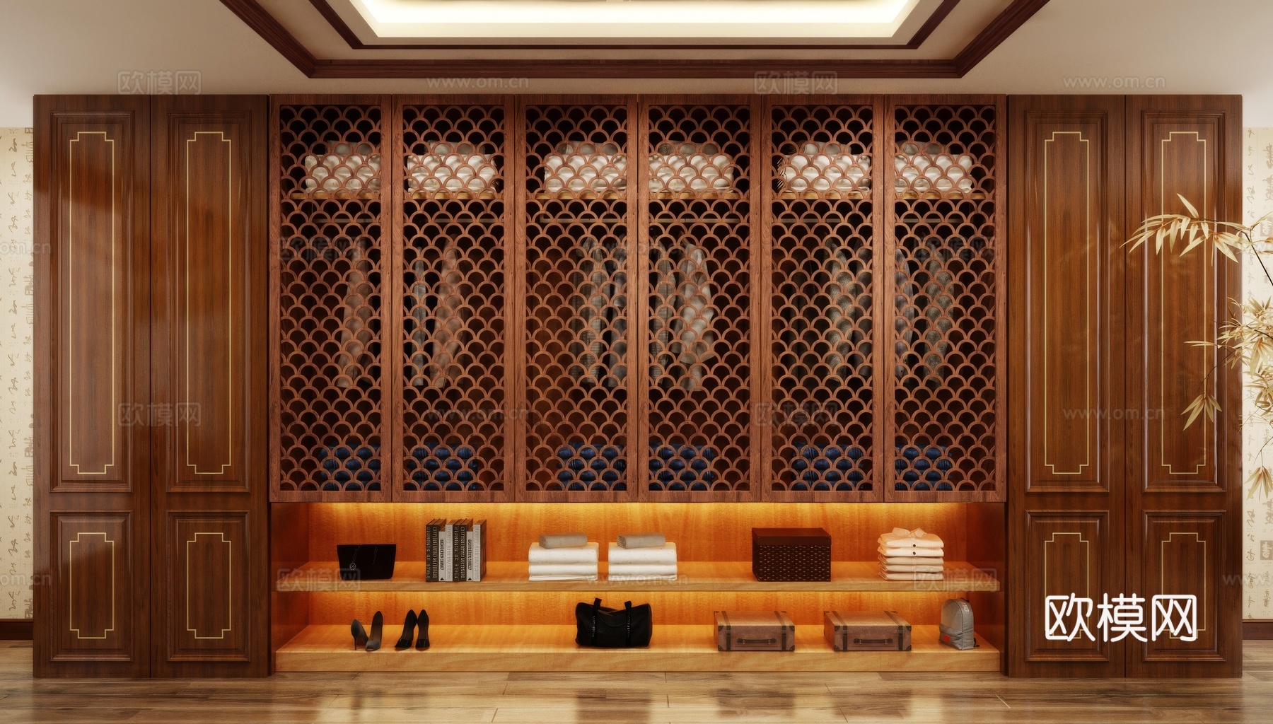 衣柜设计 衣柜 衣帽柜 卧室衣柜 酒店衣柜3d模型