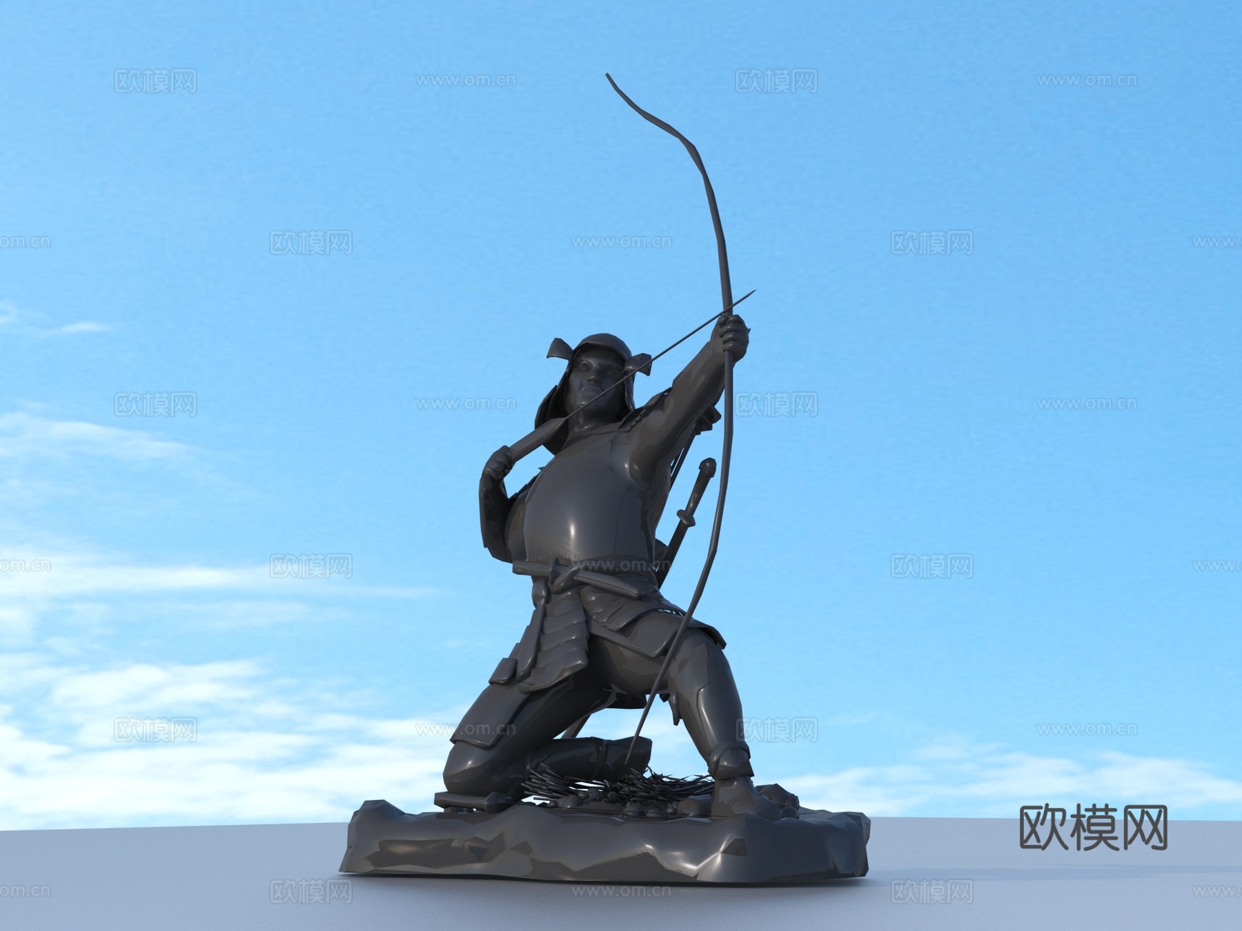 雕像 名人雕塑3d模型