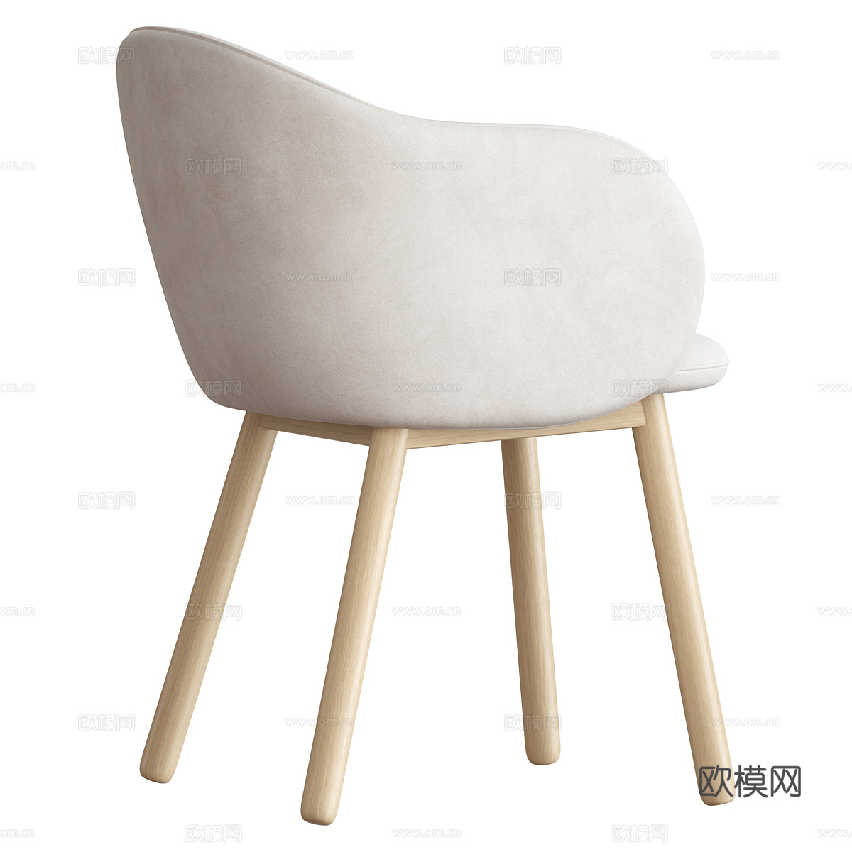 现代奶油风 Lover Artu 椅子3d模型