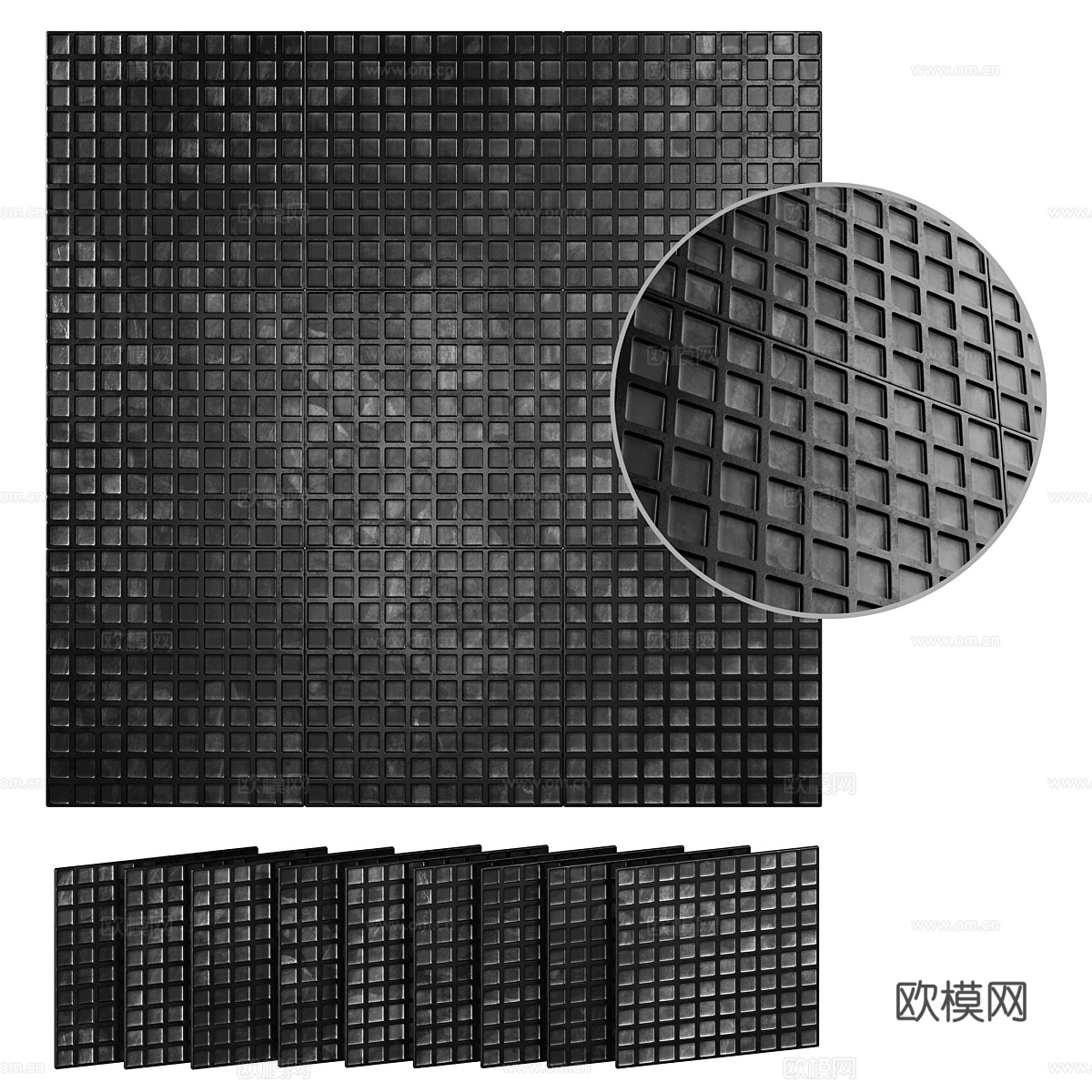 现代 Henge 模块化墙板3d模型