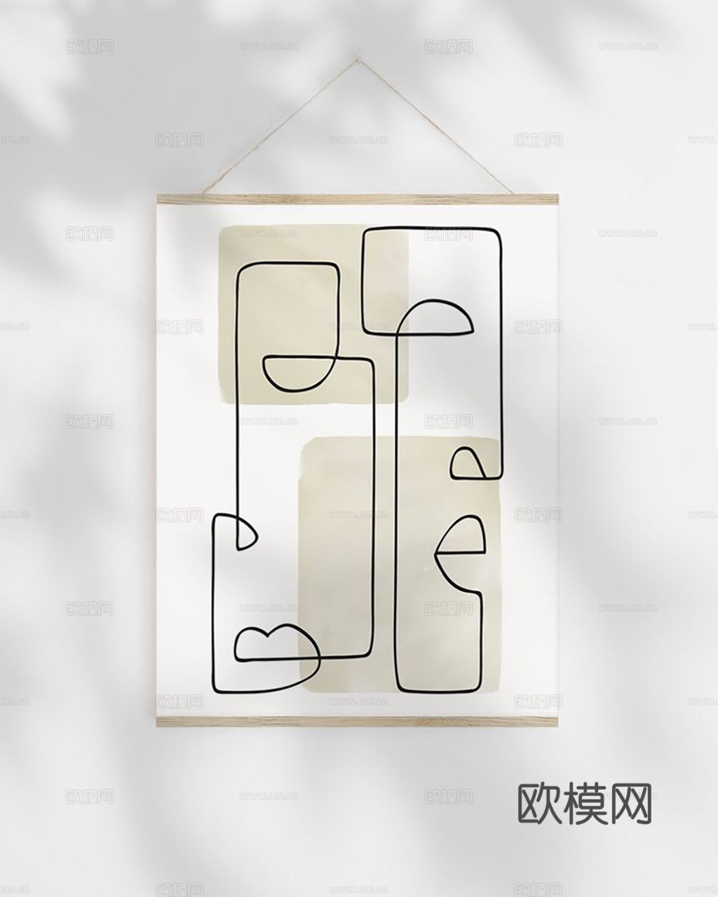 现代新中式装饰画 现代艺术装饰画