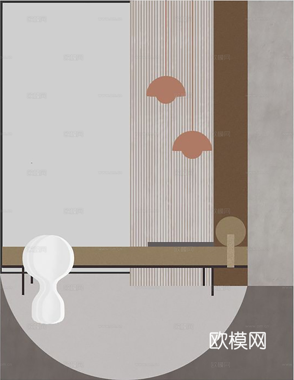 现代新中式装饰画 现代艺术装饰画