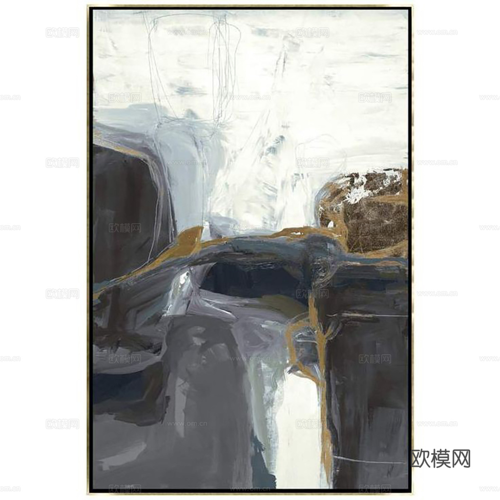 现代新中式装饰画 现代艺术装饰画