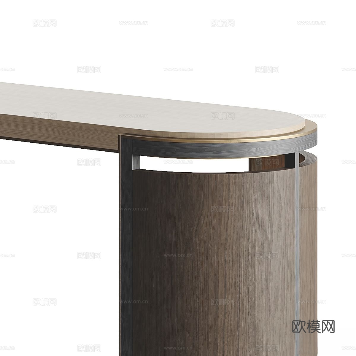 现代端景台3d模型