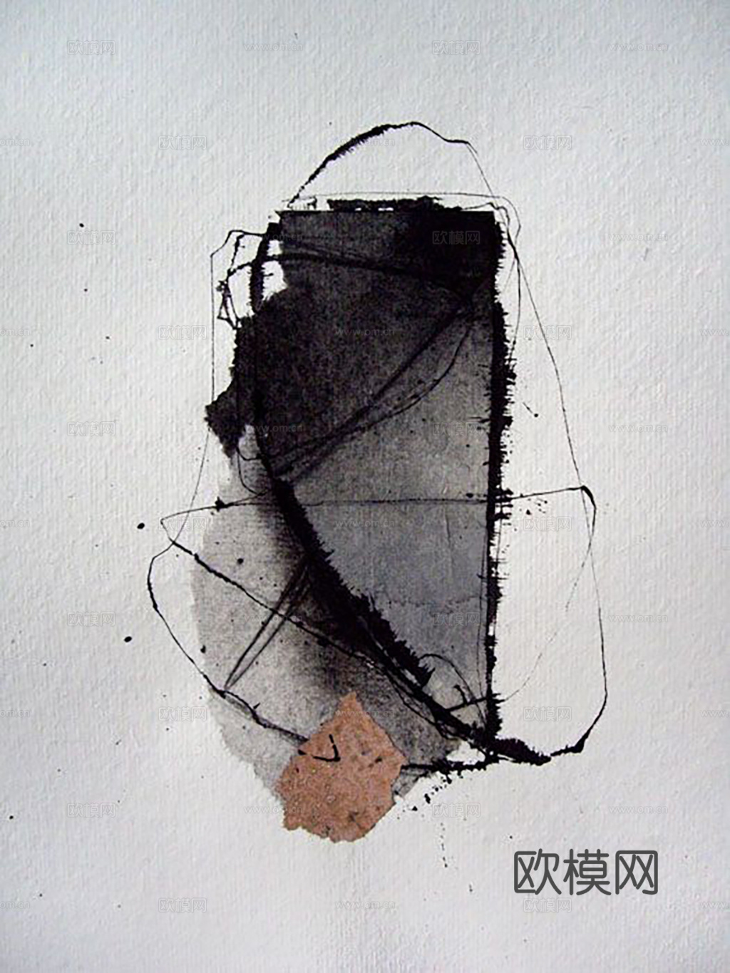 现代新中式装饰画 现代艺术装饰画