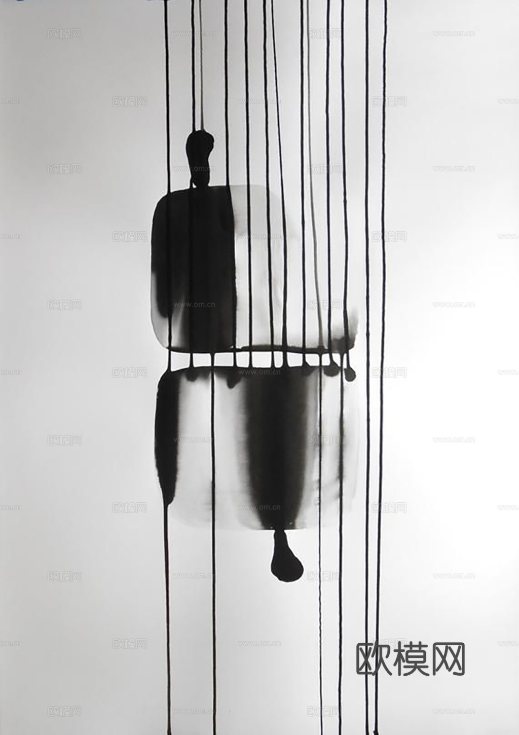 现代新中式装饰画 现代艺术装饰画