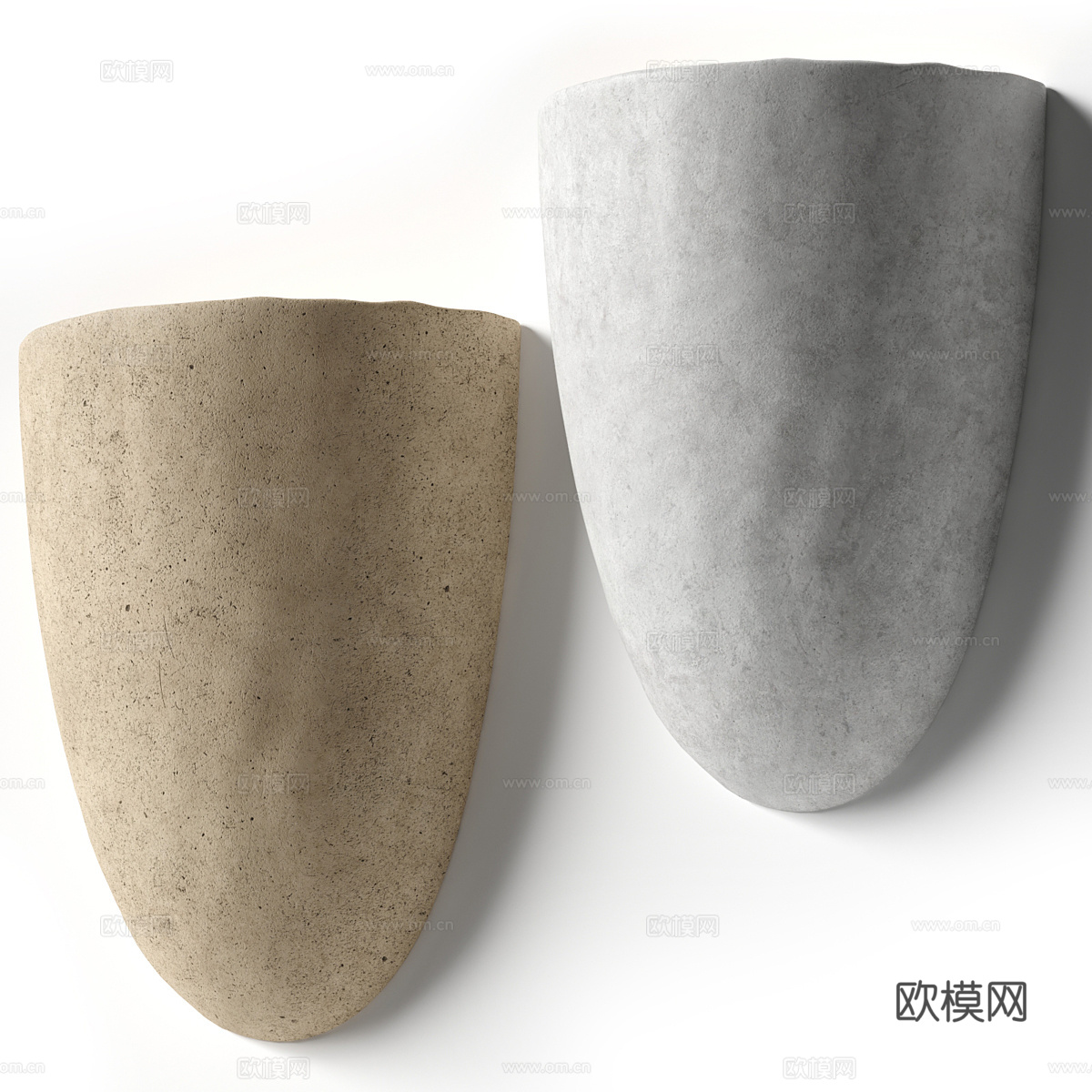 新中式侘寂 TERRACOTTA 壁灯3d模型