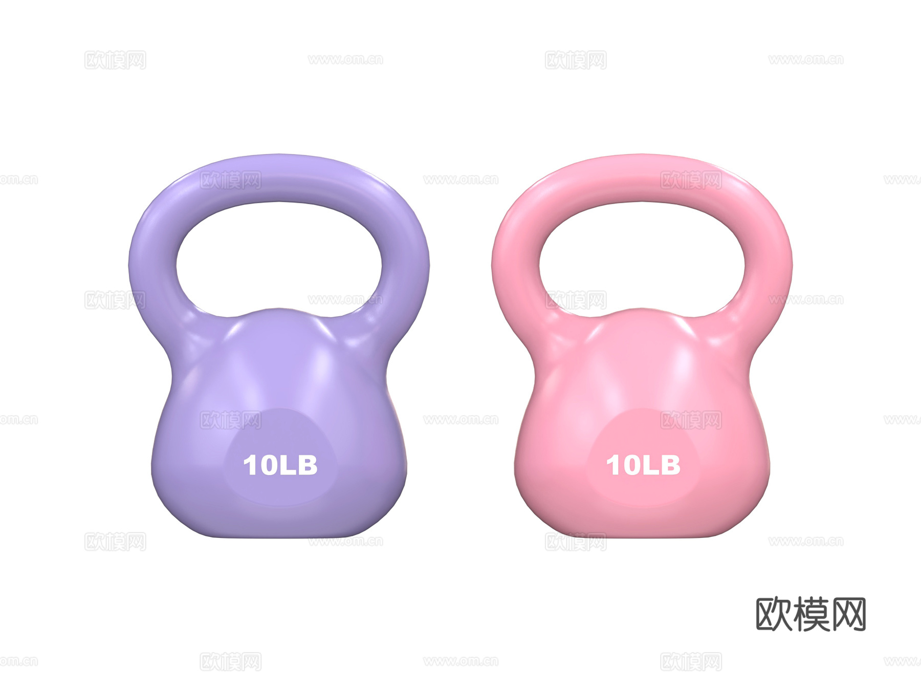 壶铃 健身器材 瑜伽用品 哑铃3d模型