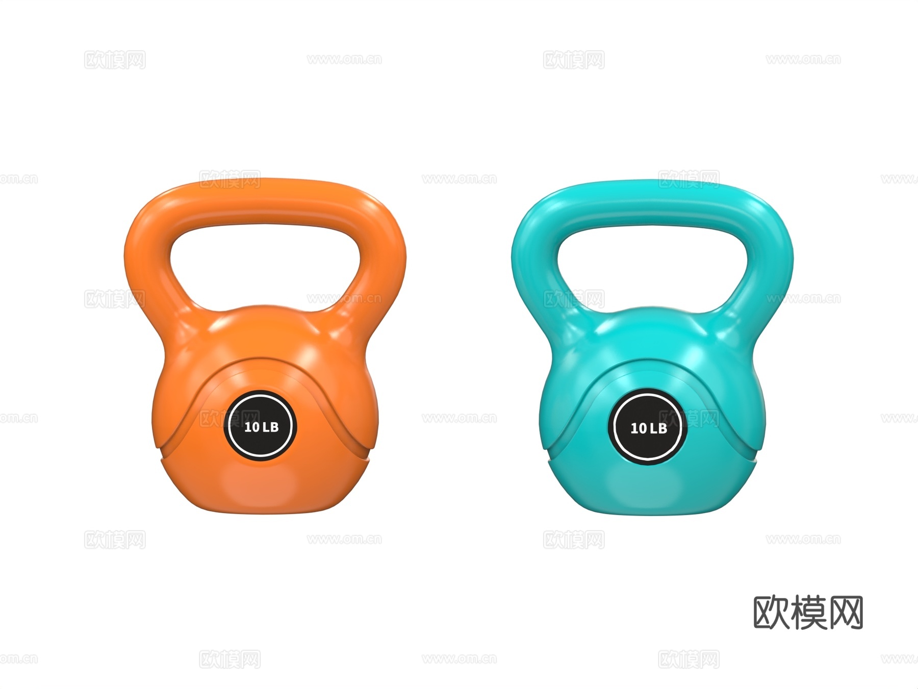 壶铃 健身器材 瑜伽用品 体育器材3d模型