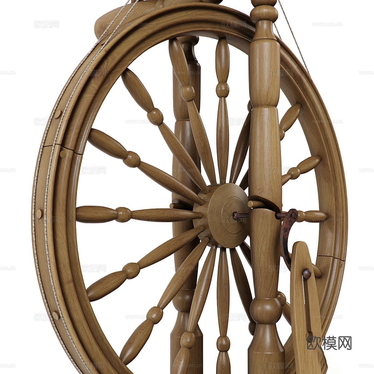 纺车3d模型下载（渲染图5）