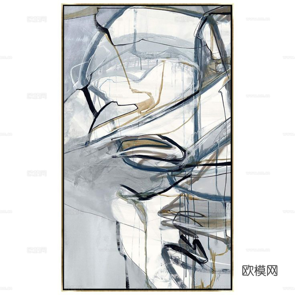 现代新中式装饰画 现代艺术装饰画