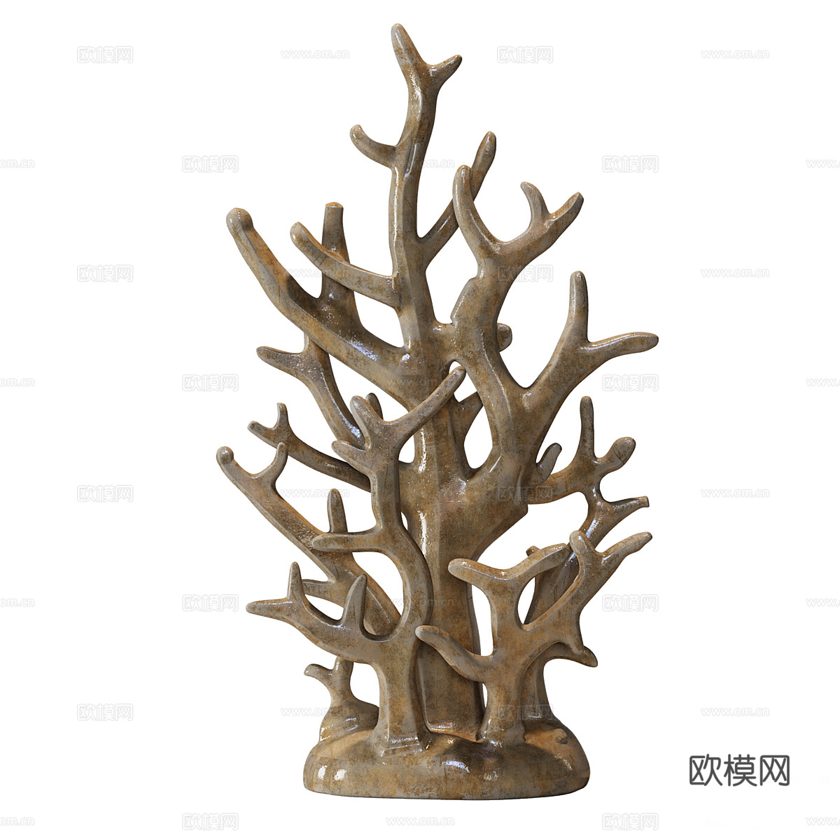珊瑚摆件3d模型