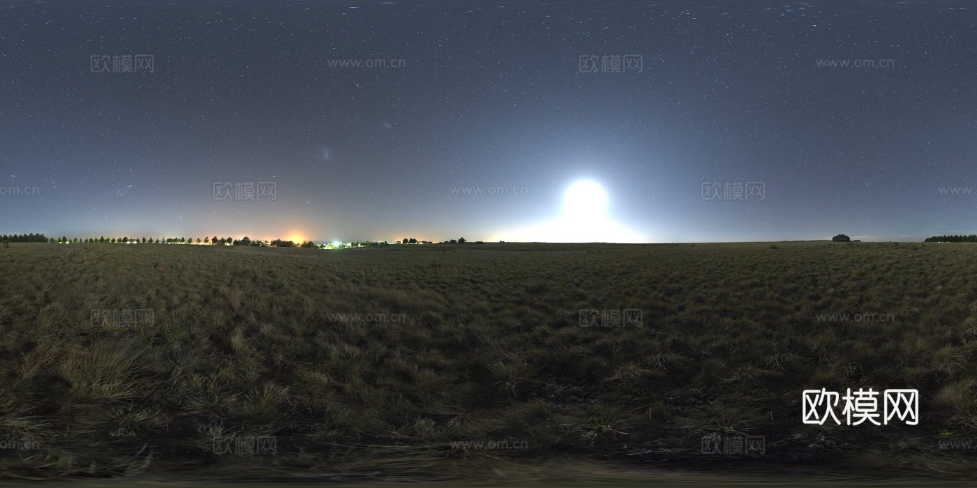 夜景月光星光HDR 月亮 星星 夜景 日光