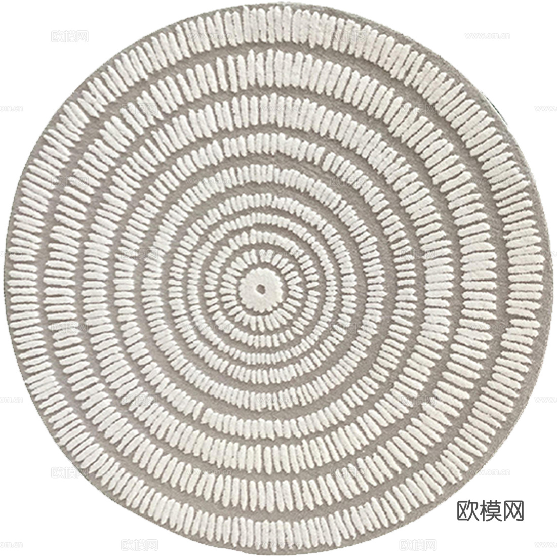 简约圆形地毯