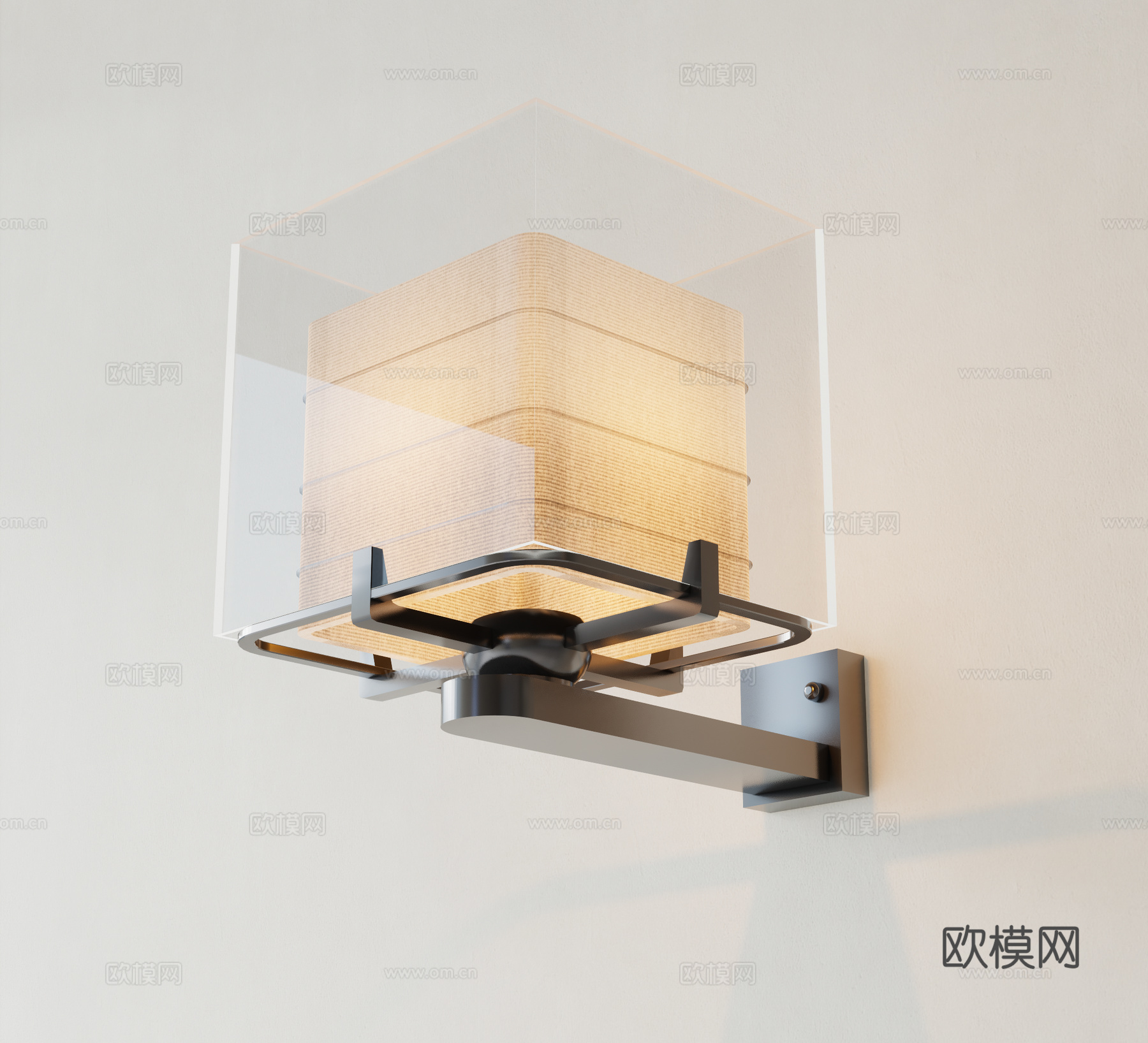 现代新中式壁灯 古典壁灯3d模型