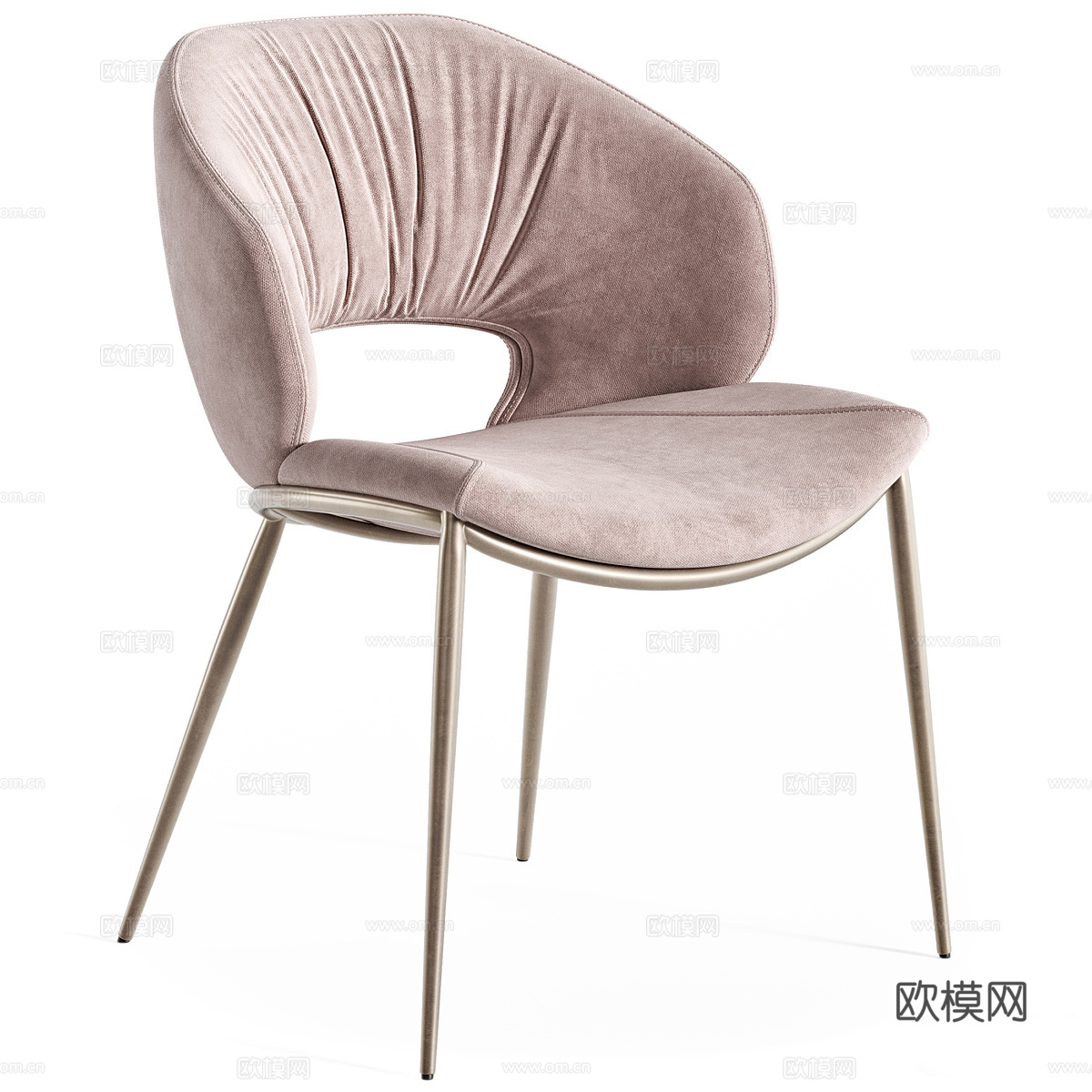 现代奶油风 Miranda ML 椅子3d模型