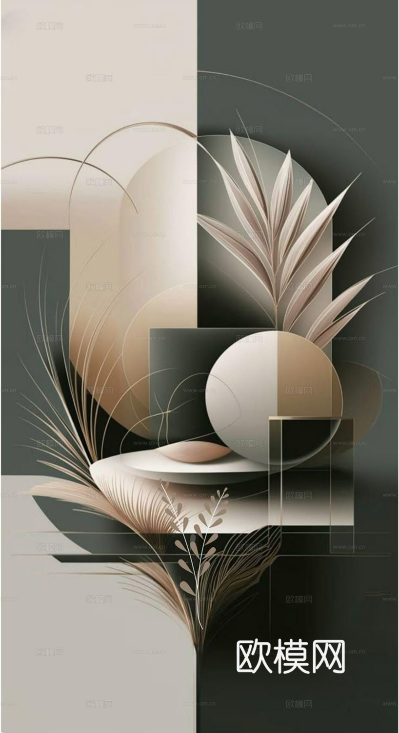 现代抽象画  几何挂画  艺术挂画  流行挂画