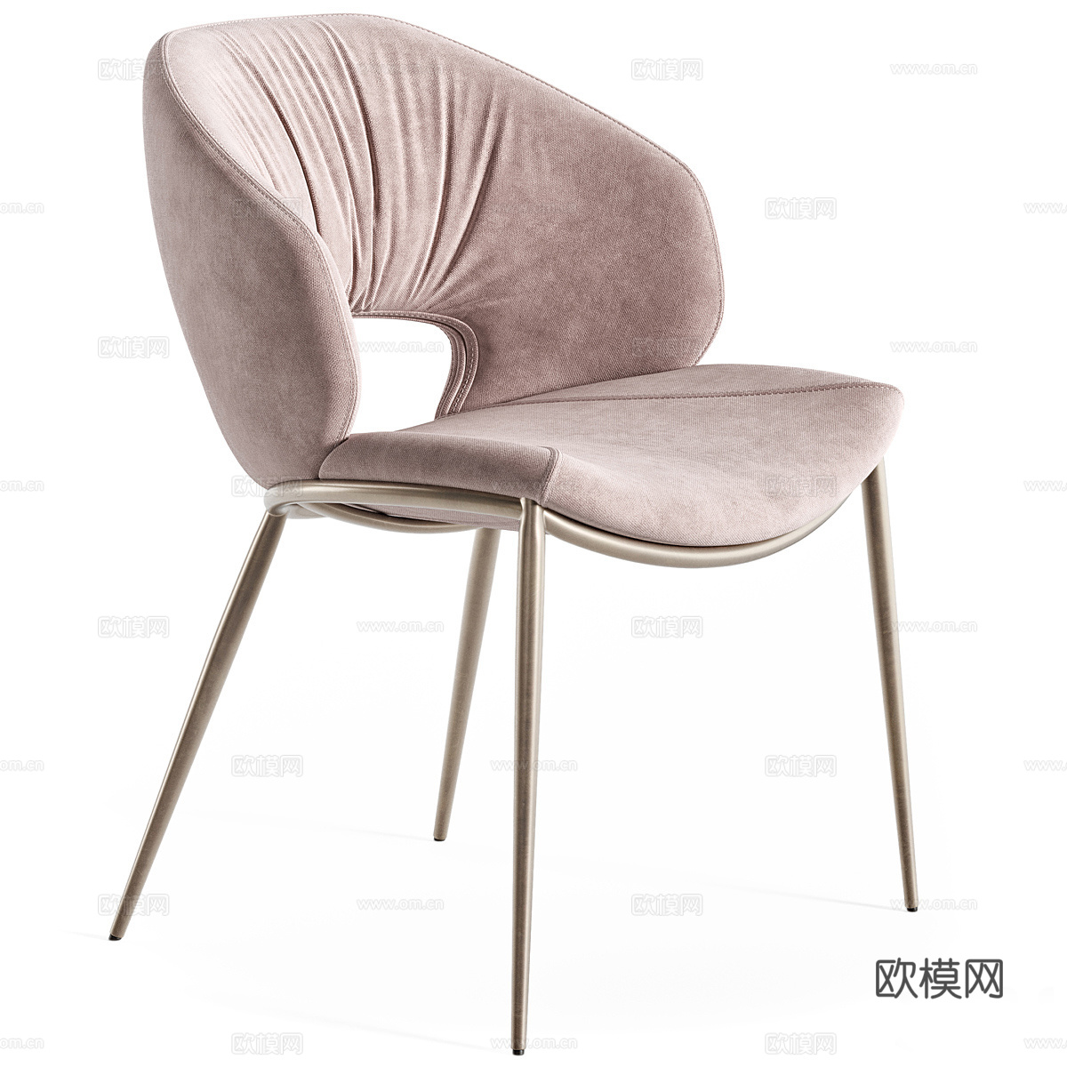 现代奶油风 Miranda ML 椅子3d模型