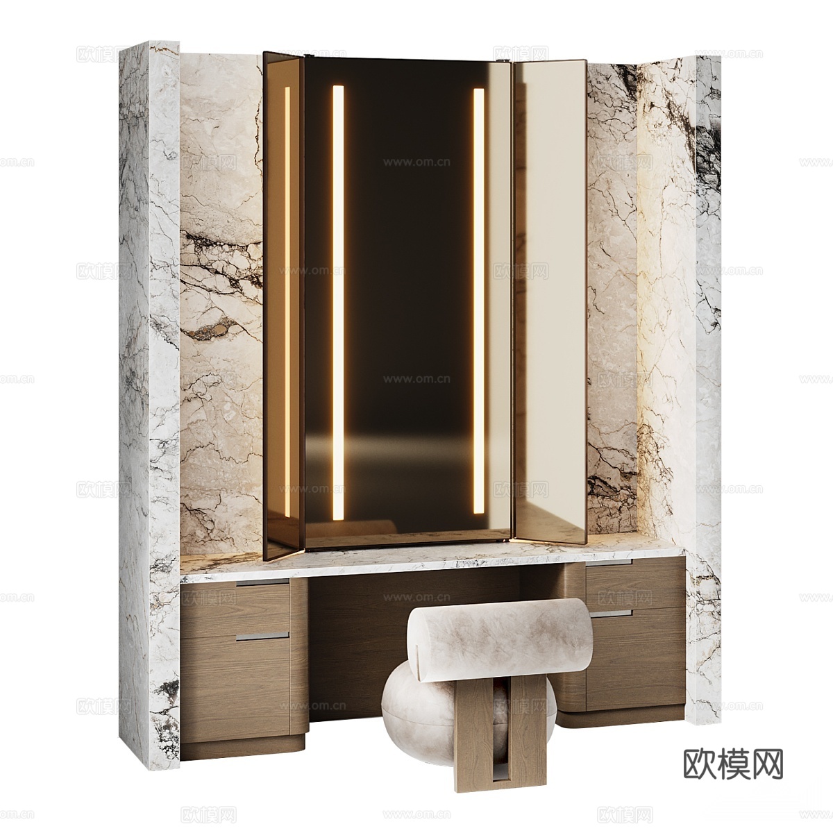 梳妆台3d模型