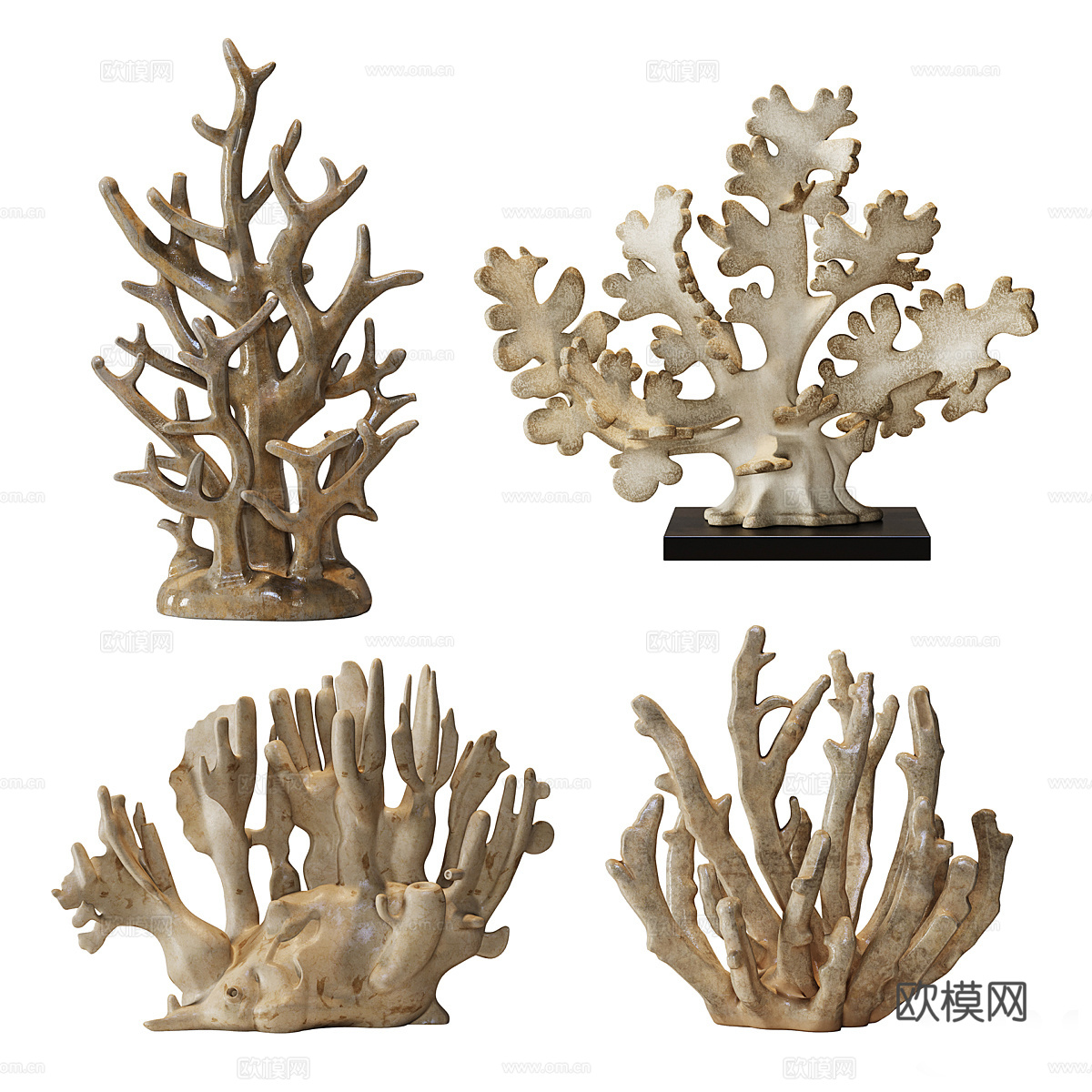 珊瑚摆件3d模型