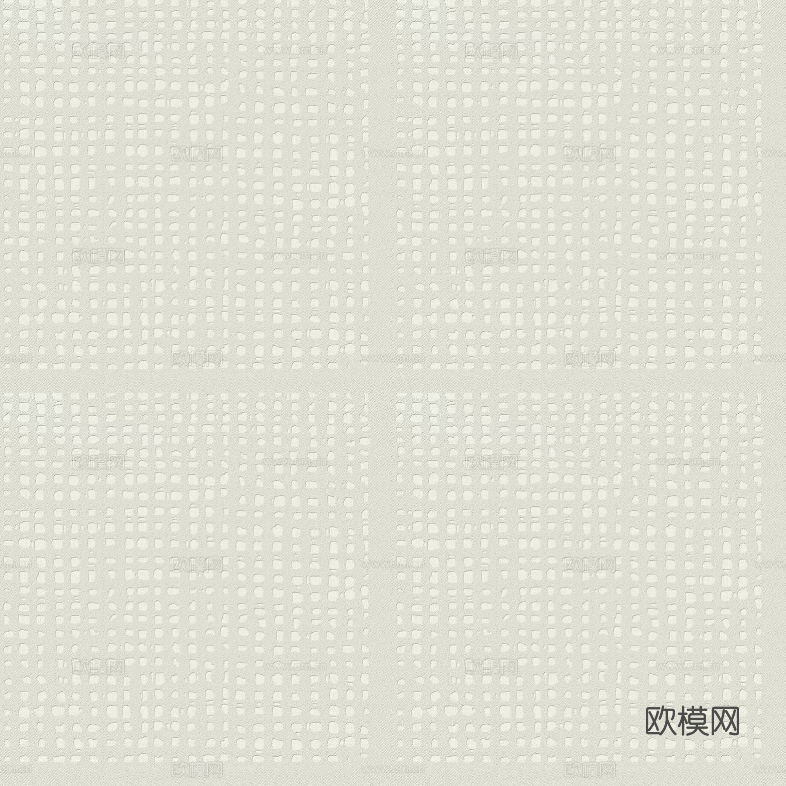 无缝奶油侘寂暖白色几何墙纸