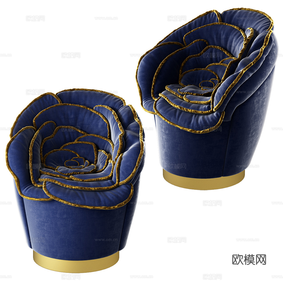 Sicis 扶手椅3d模型