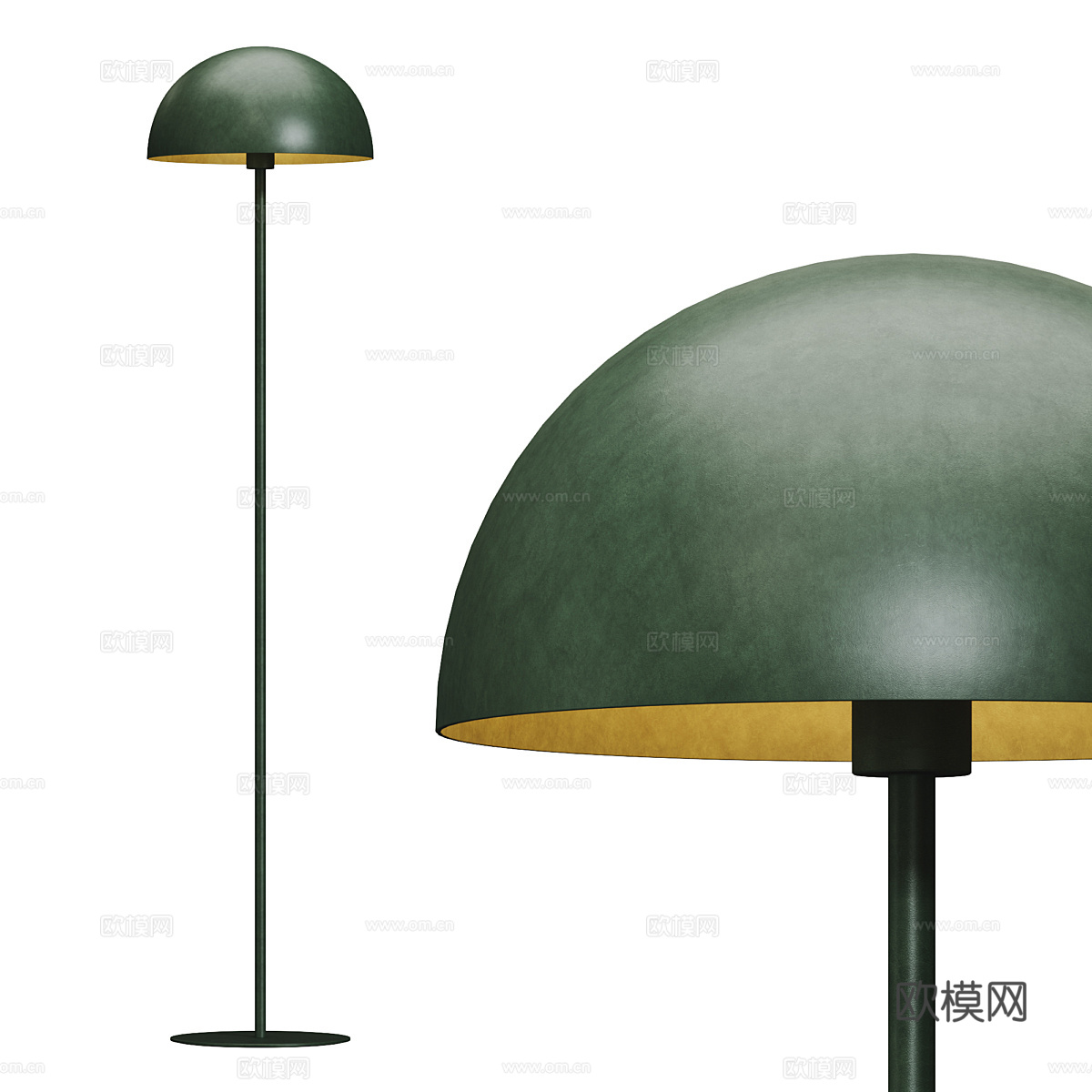 现代轻奢落地灯3d模型