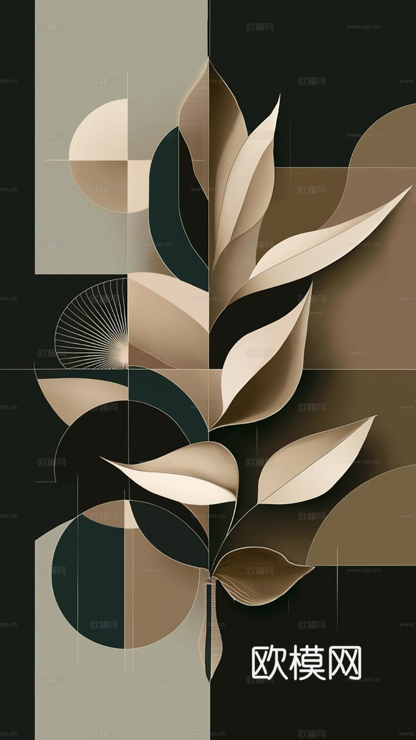 现代抽象画  几何挂画  艺术挂画  流行挂画