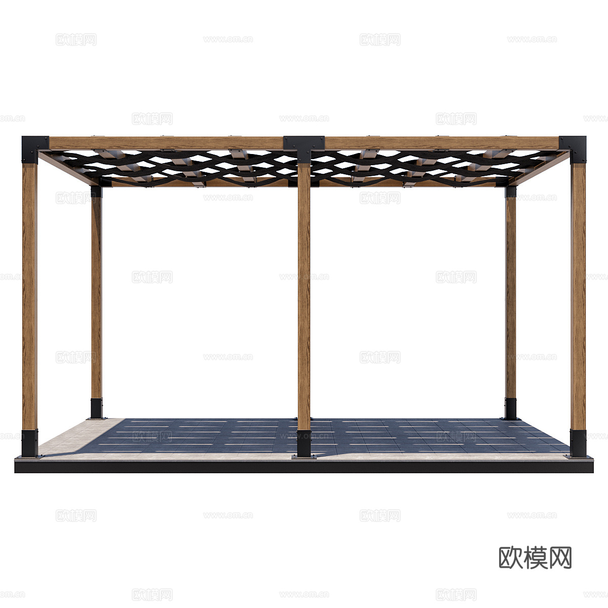 新中式凉亭3d模型