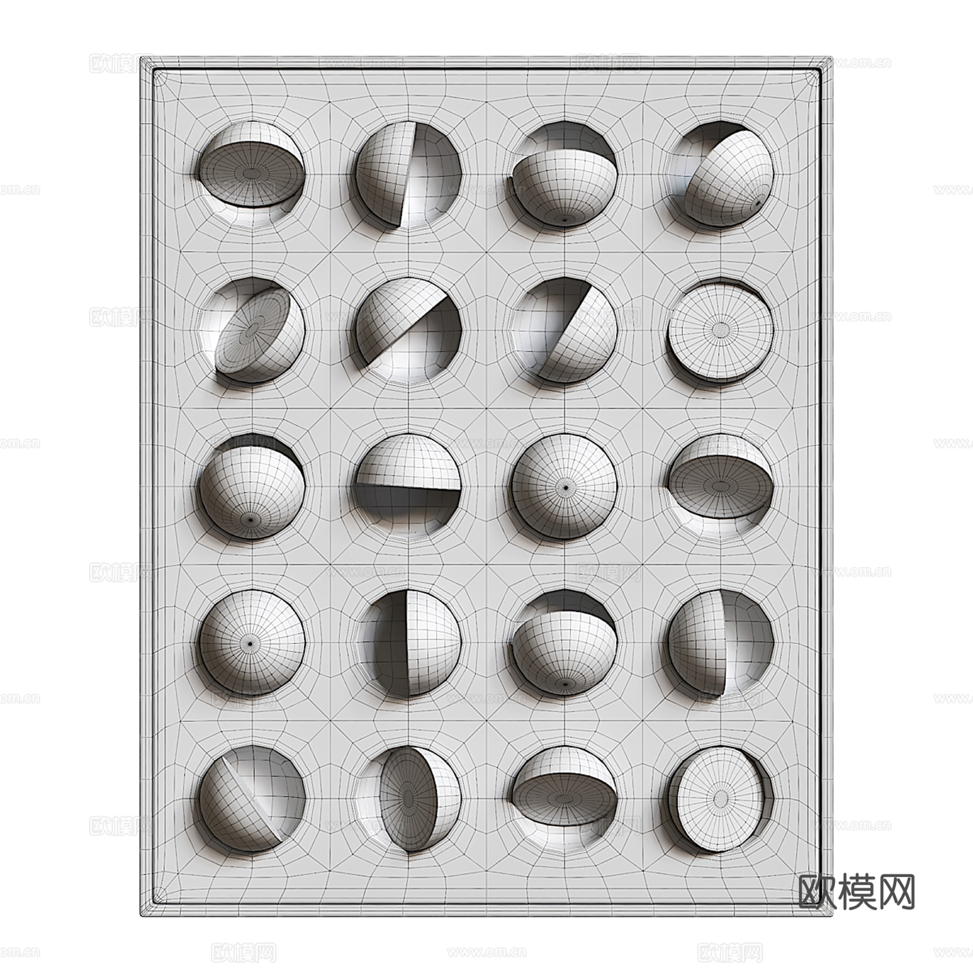 立体挂画3d模型