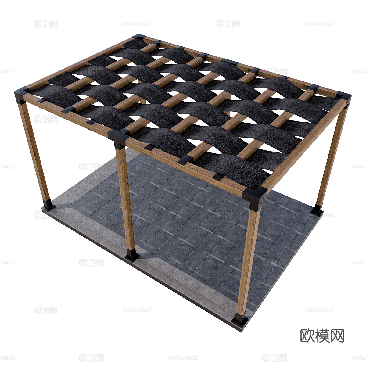 新中式凉亭3d模型