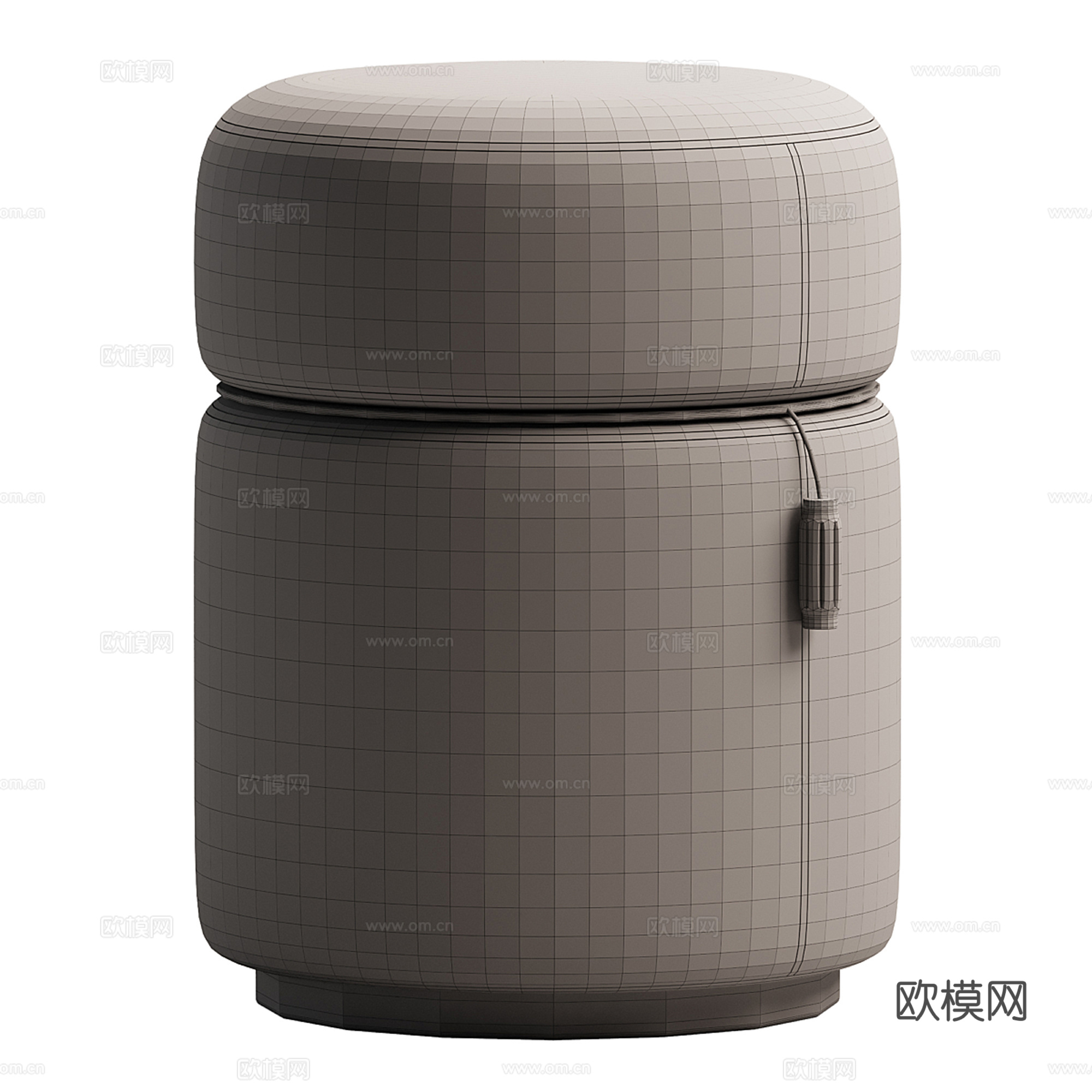 现代沙发凳 矮凳 梳妆凳3d模型
