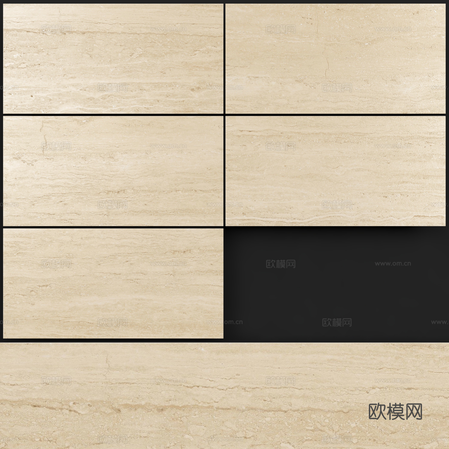 现代大理石瓷砖3d模型
