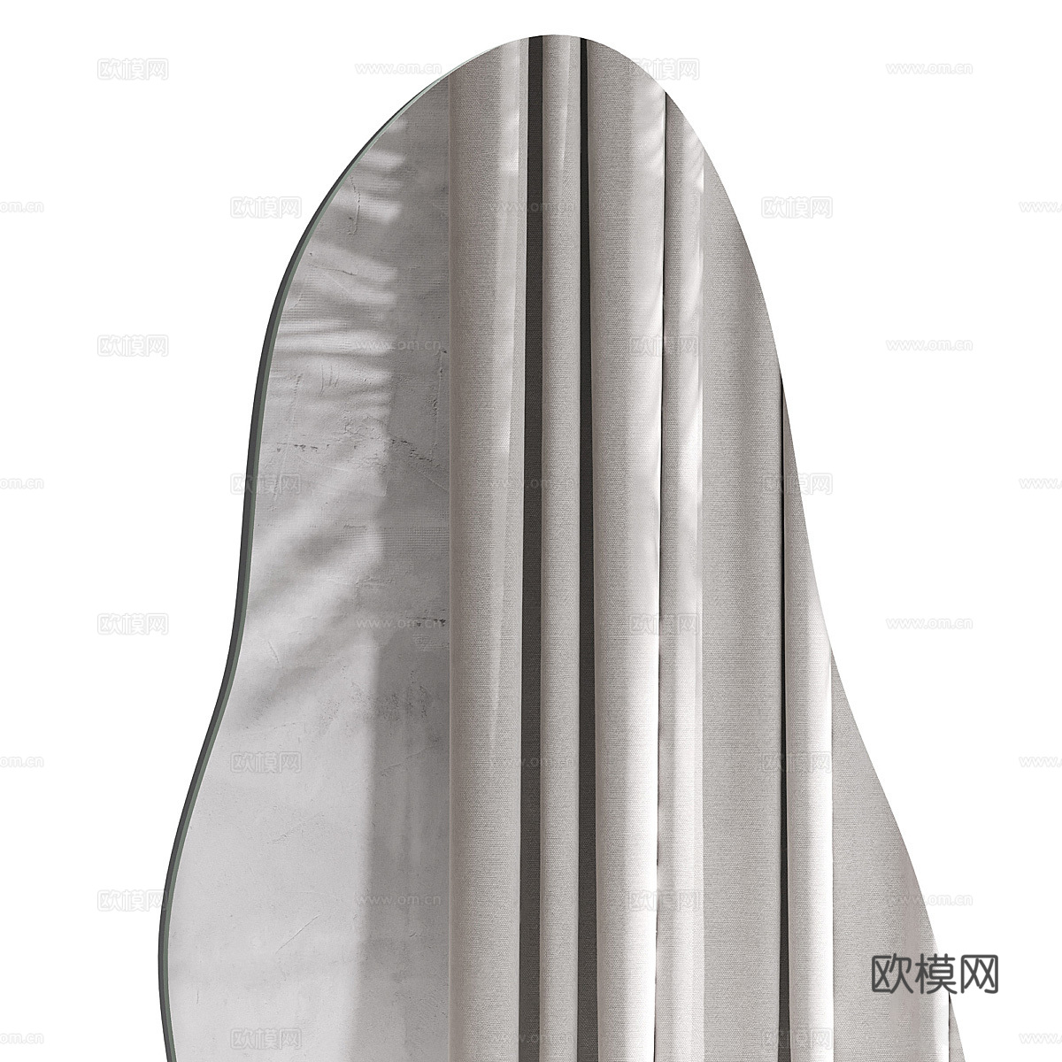镜子 装饰镜3d模型