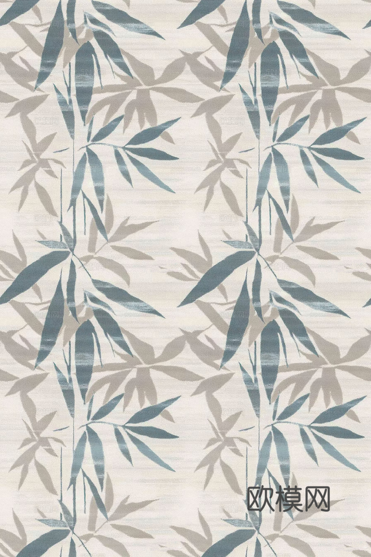 无缝新中式竹子纹理酒店地毯