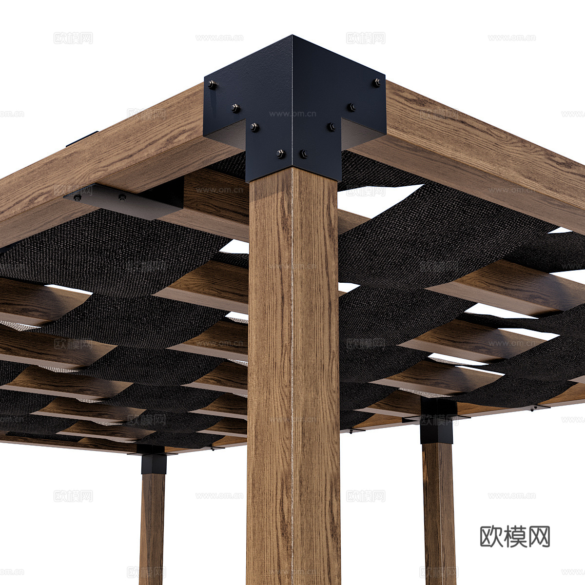 新中式凉亭3d模型