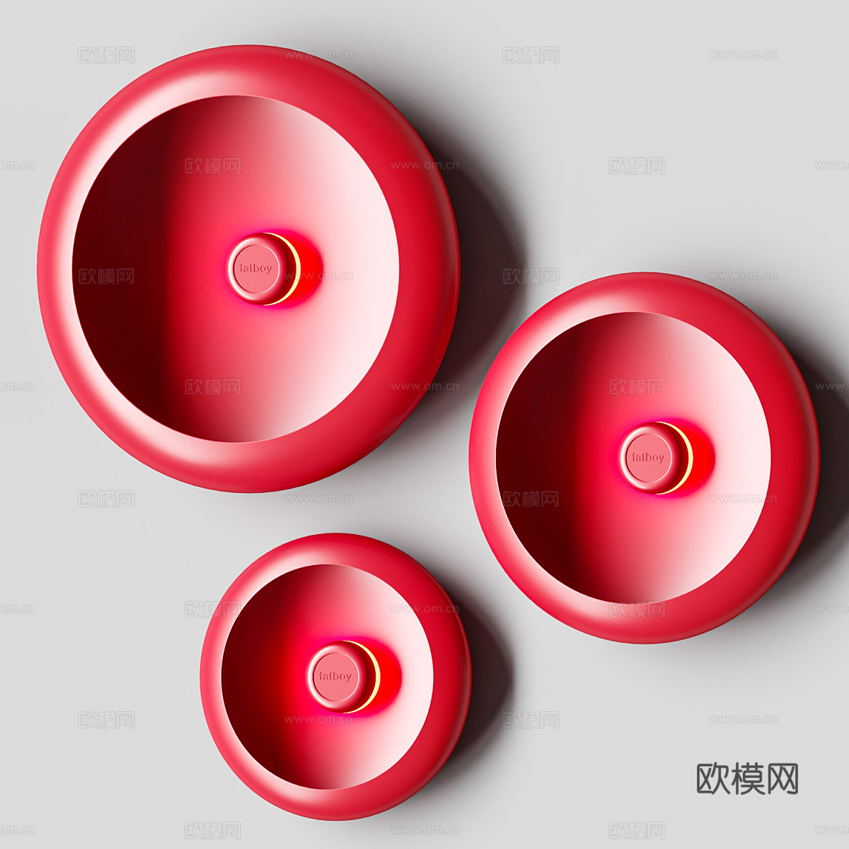 新中式 Fatboy OLOHA 圆盘壁灯3d模型