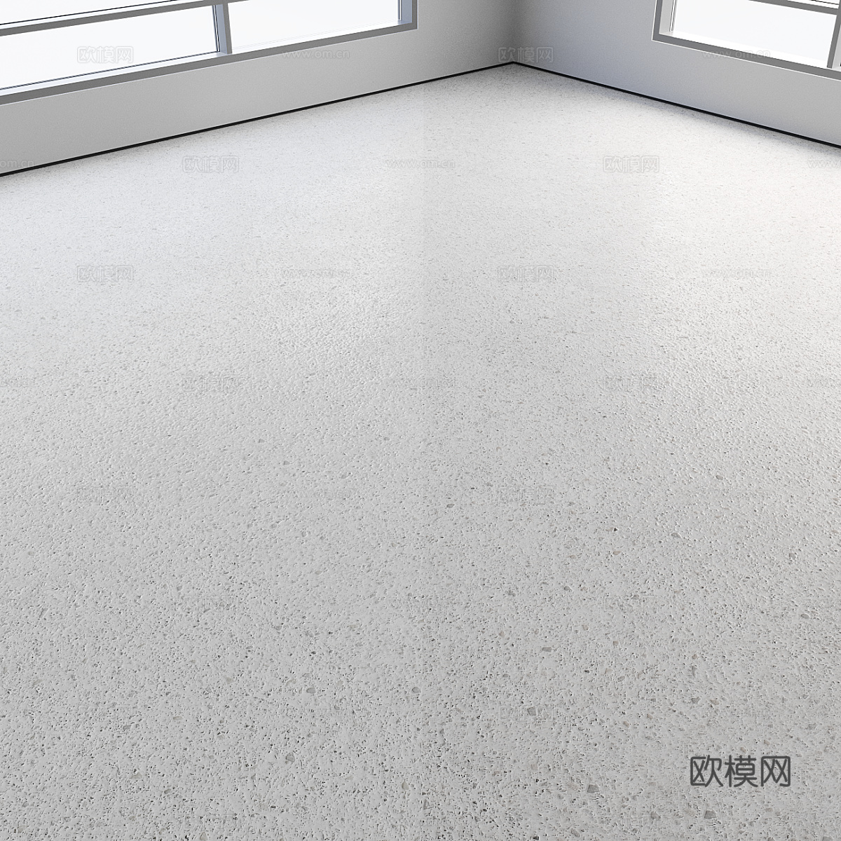 自流平混凝土地面3d模型