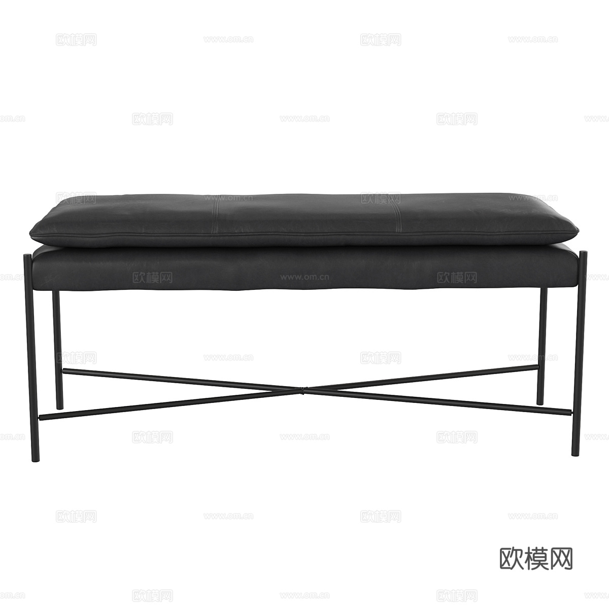 现代意式 Homary 长凳3d模型