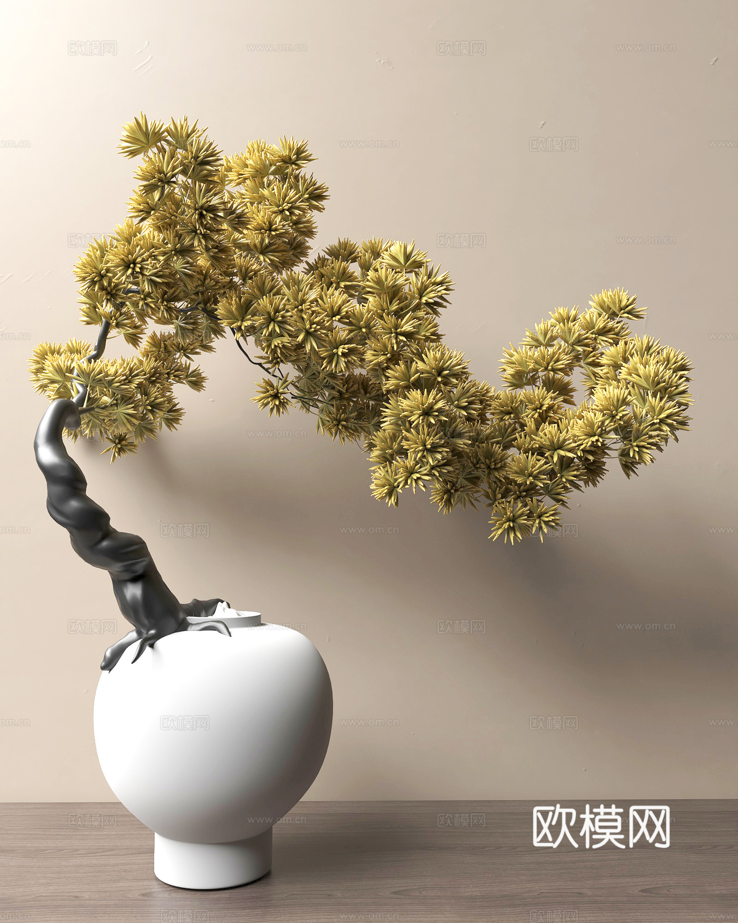 盆栽 盆景 绿植3d模型