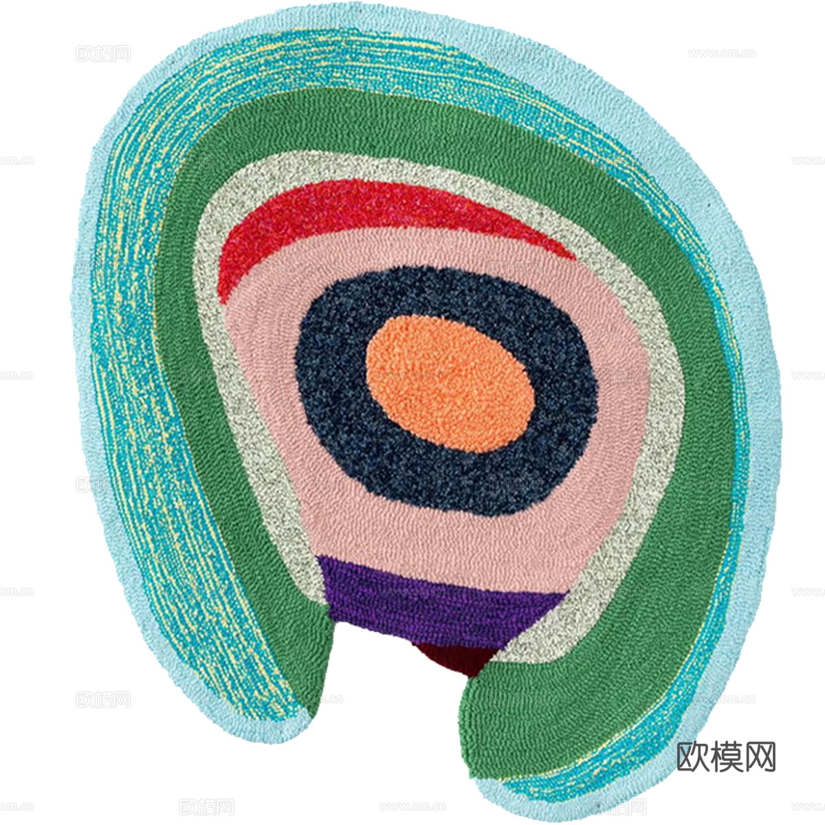 圆形异形 艺术地毯