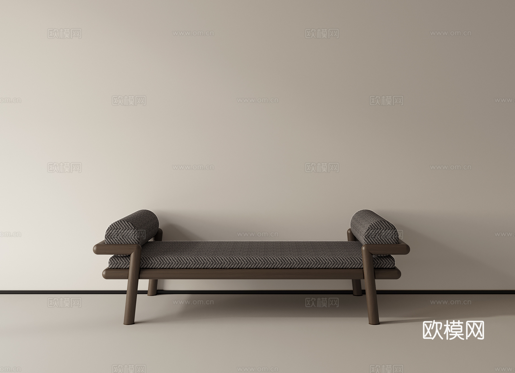 换鞋凳床尾凳长凳3d模型