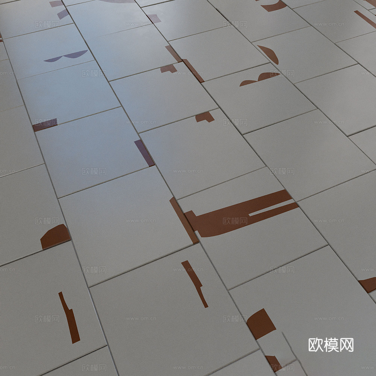 瓷砖 花砖 仿古砖3d模型