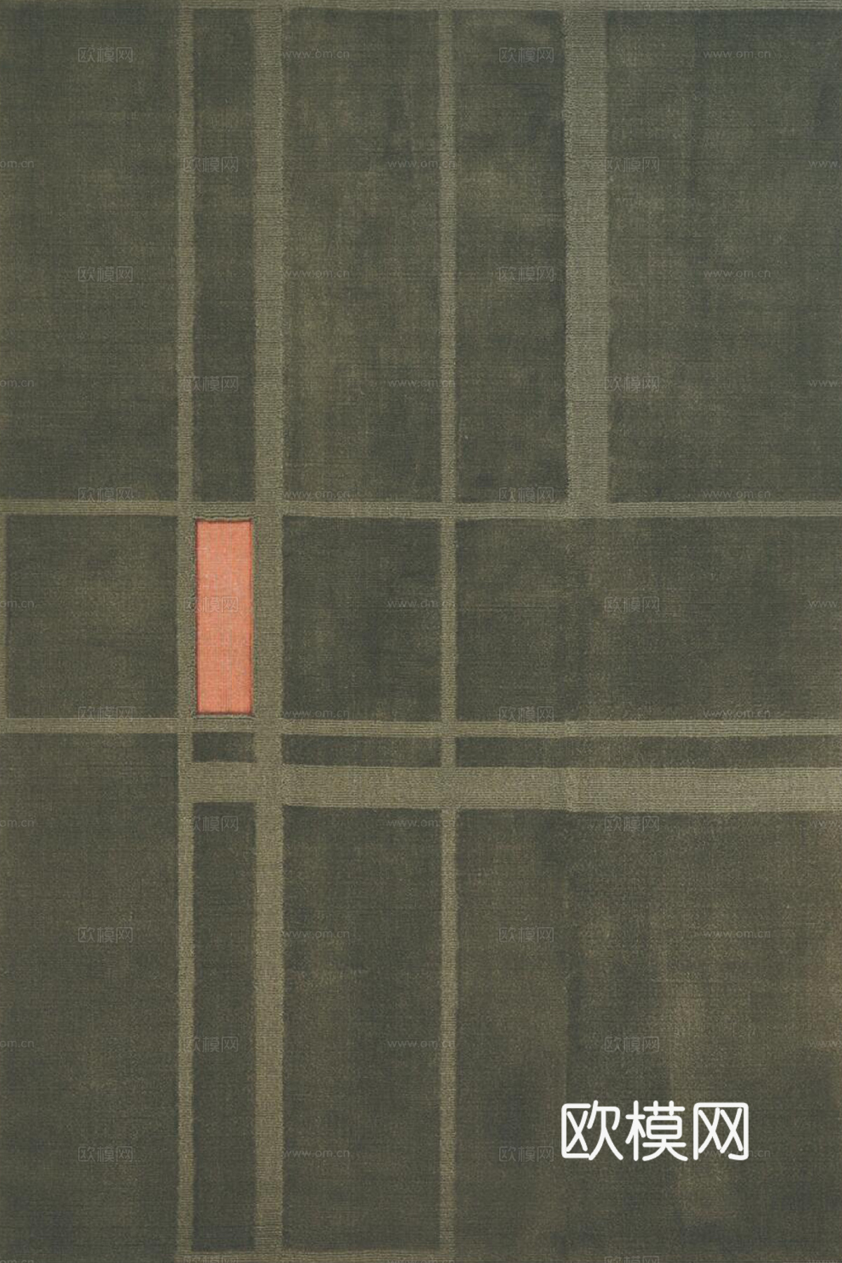现代风绿色地毯