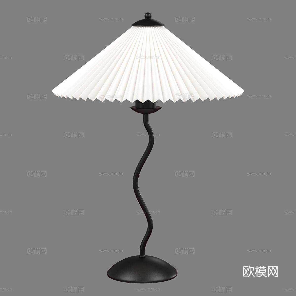 现代简约台灯 台灯 简约台灯 书房台灯 灯3d模型