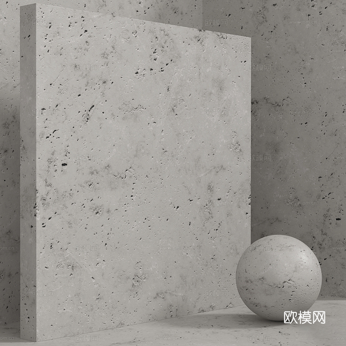 清水混凝土3d模型
