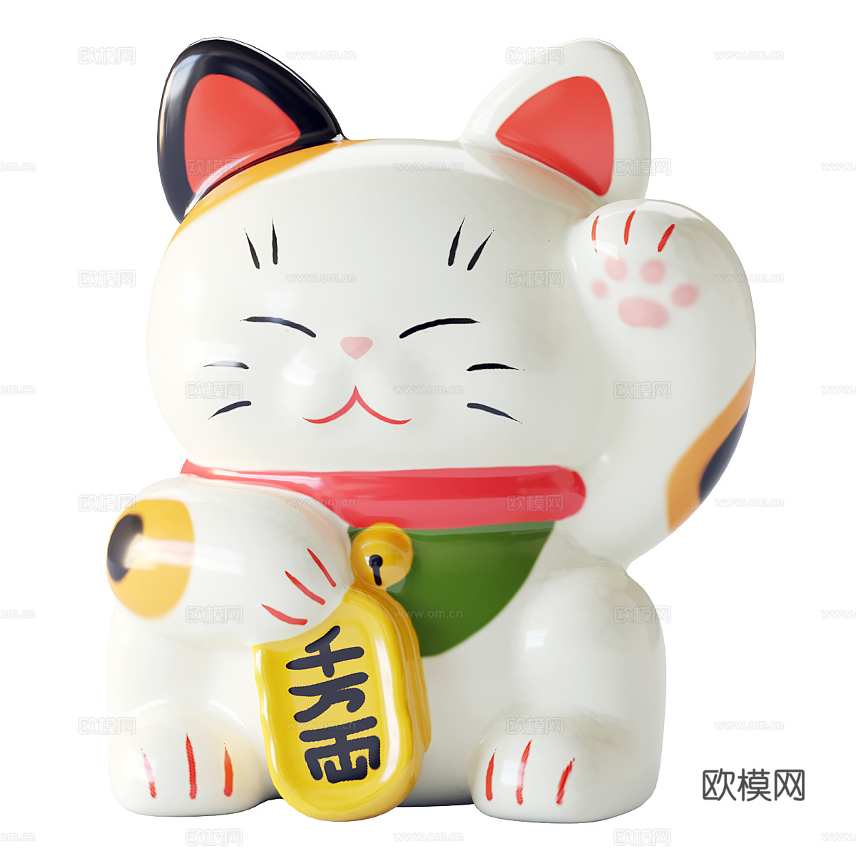 招财猫3d模型